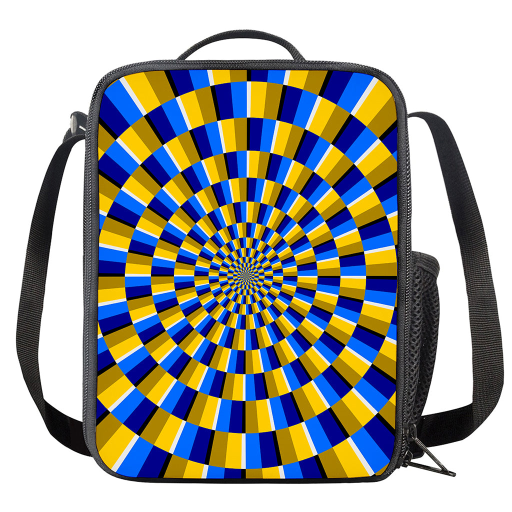 Dartboard Moving Optical Illusion Crossbody Lunch Bag