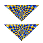 Dartboard Moving Optical Illusion Dog Bandana