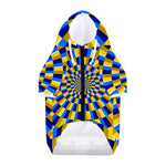Dartboard Moving Optical Illusion Dog Zip Up Hoodie