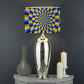 Dartboard Moving Optical Illusion Drum Lamp Shade