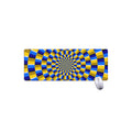 Dartboard Moving Optical Illusion Extended Mouse Pad