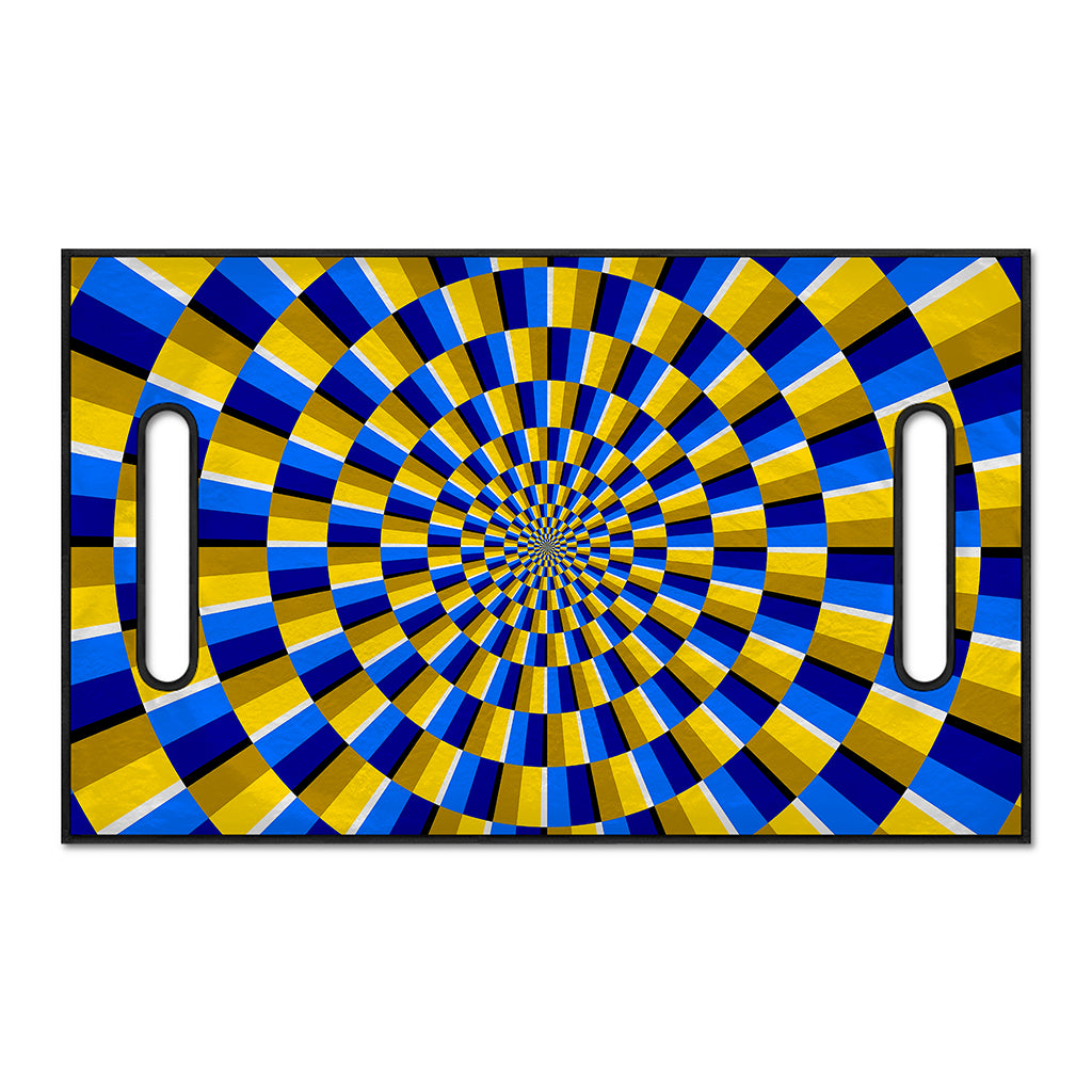 Dartboard Moving Optical Illusion Golf Cart Seat Cover