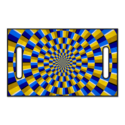 Dartboard Moving Optical Illusion Golf Cart Seat Cover