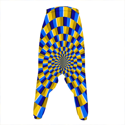 Dartboard Moving Optical Illusion Hammer Pants