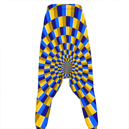 Dartboard Moving Optical Illusion Hammer Pants