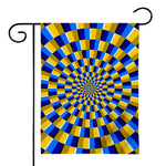 Dartboard Moving Optical Illusion House Flag