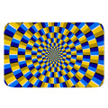 Dartboard Moving Optical Illusion Indoor Door Mat