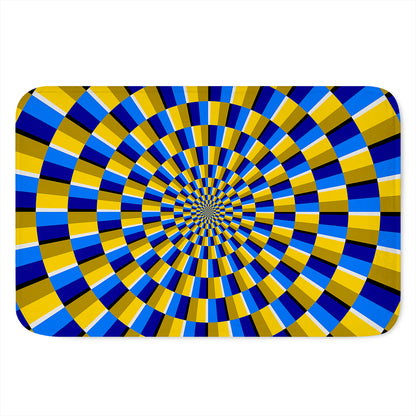 Dartboard Moving Optical Illusion Indoor Door Mat