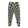 Dartboard Moving Optical Illusion Jogger Pants