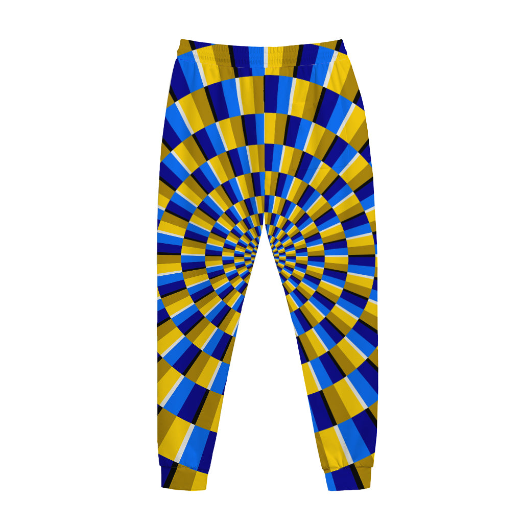Dartboard Moving Optical Illusion Jogger Pants