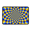 Dartboard Moving Optical Illusion Kitchen Mat