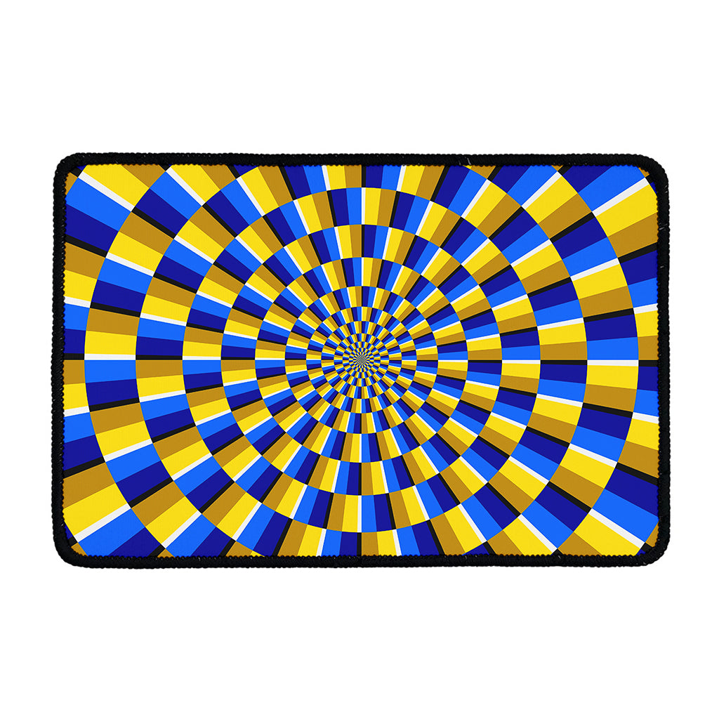 Dartboard Moving Optical Illusion Kitchen Mat