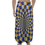 Dartboard Moving Optical Illusion Lantern Pants