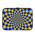 Dartboard Moving Optical Illusion Laptop Sleeve