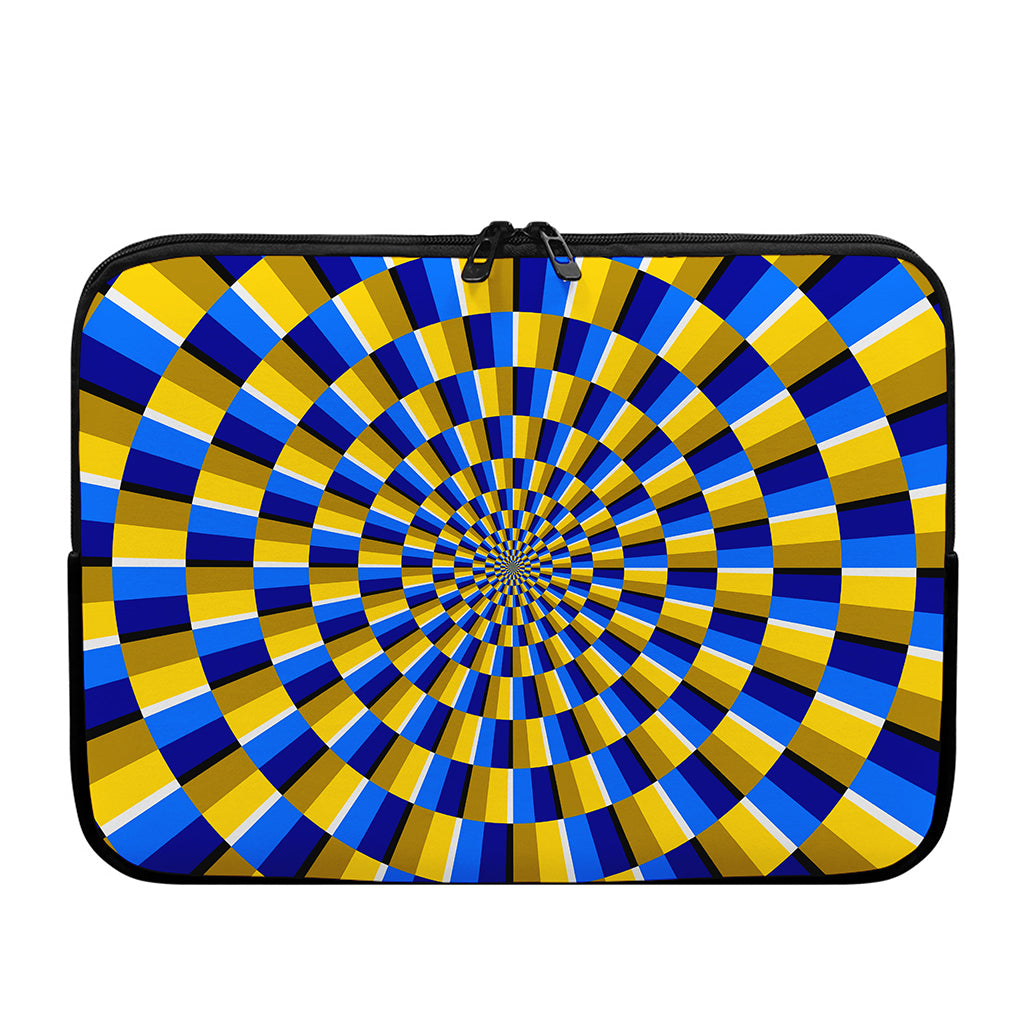 Dartboard Moving Optical Illusion Laptop Sleeve