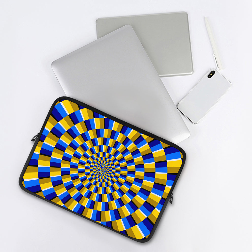 Dartboard Moving Optical Illusion Laptop Sleeve