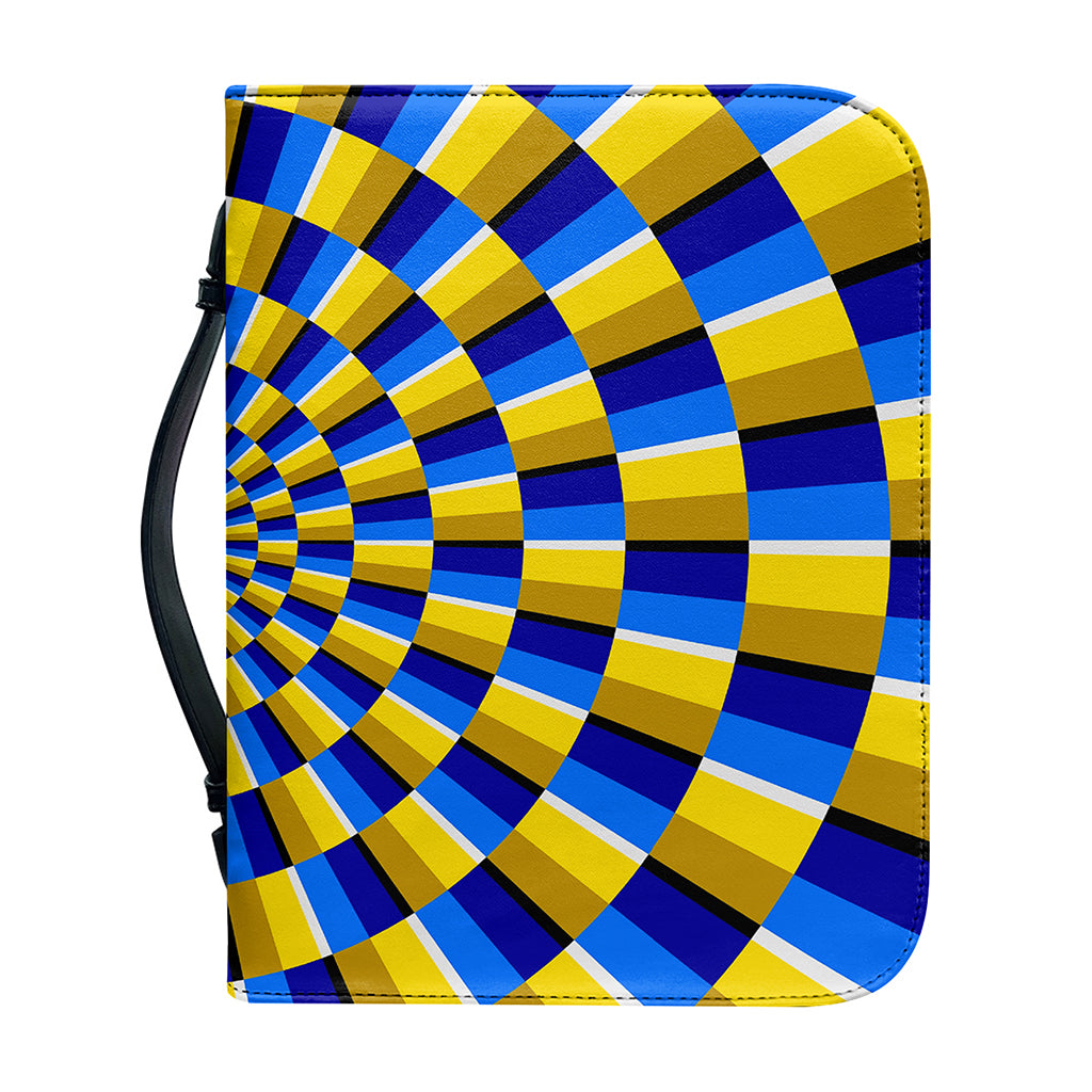 Dartboard Moving Optical Illusion Leather Bible Cover