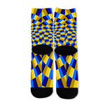 Dartboard Moving Optical Illusion Long Socks