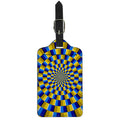 Dartboard Moving Optical Illusion Luggage Tag