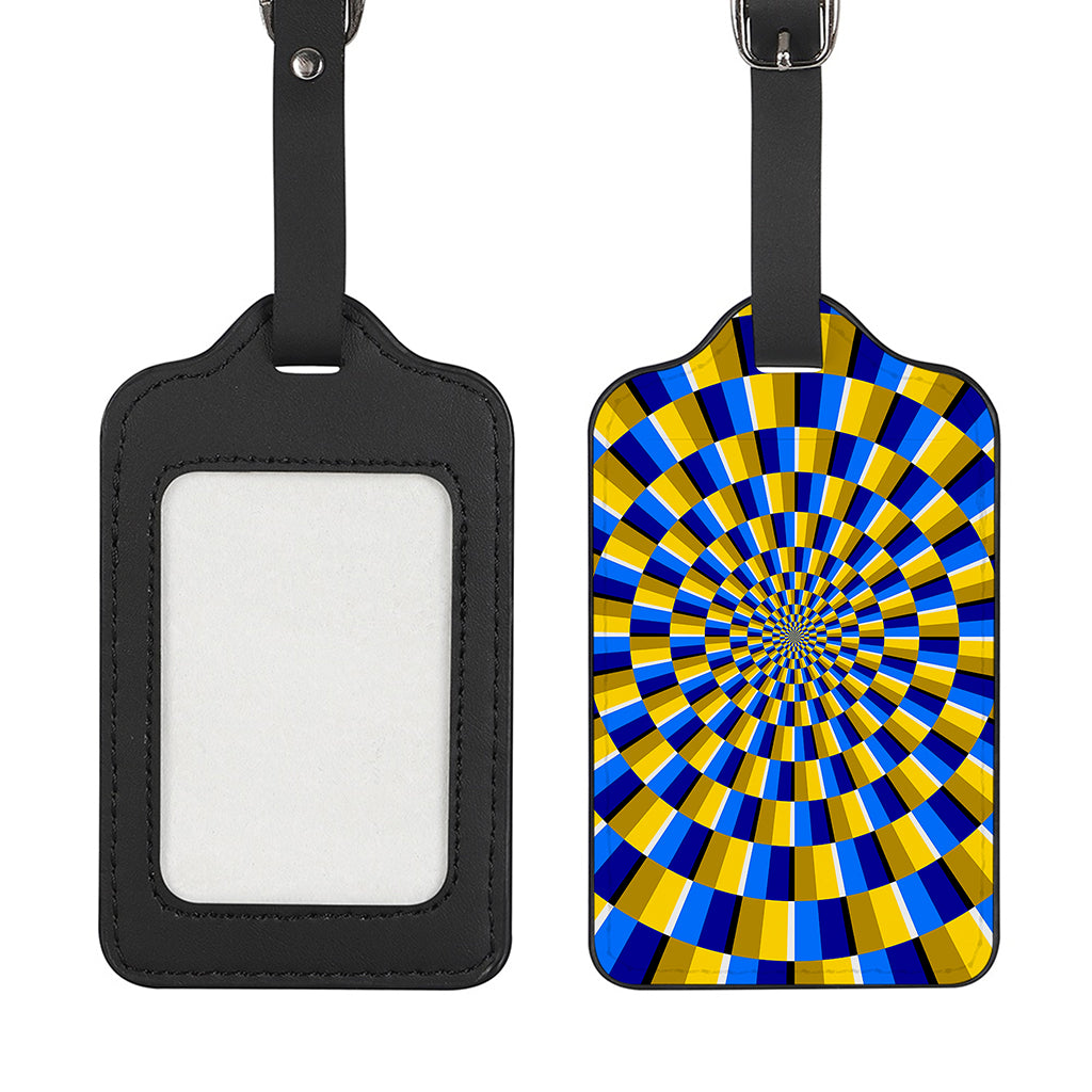Dartboard Moving Optical Illusion Luggage Tag