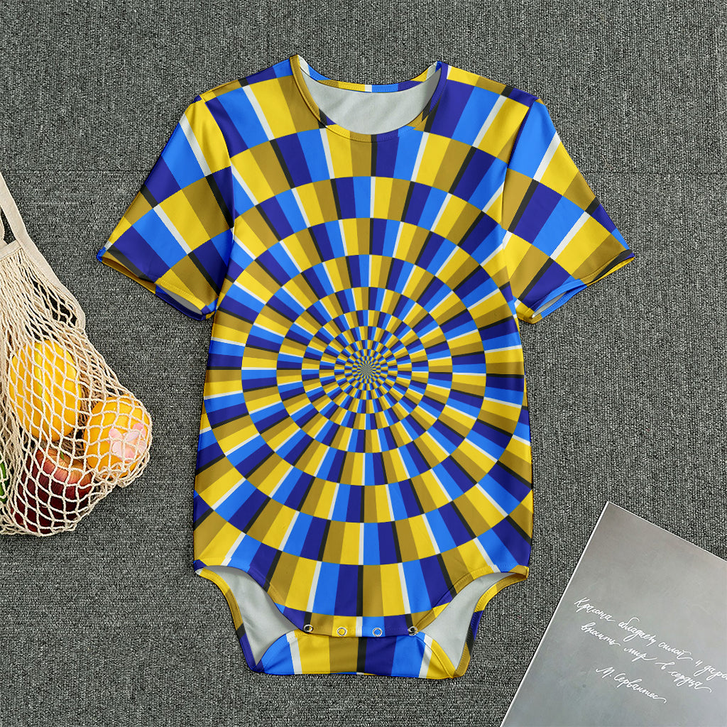 Dartboard Moving Optical Illusion Men's Bodysuit