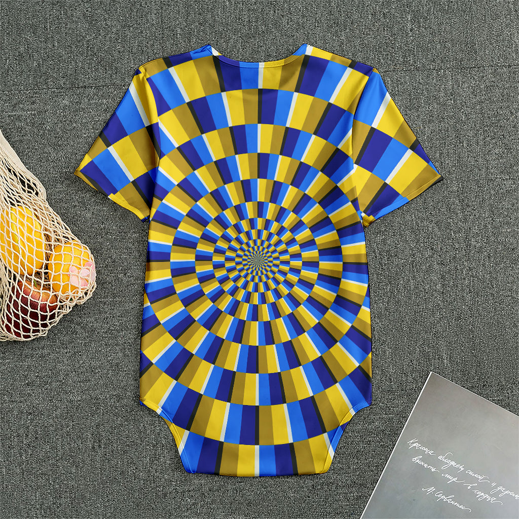 Dartboard Moving Optical Illusion Men's Bodysuit