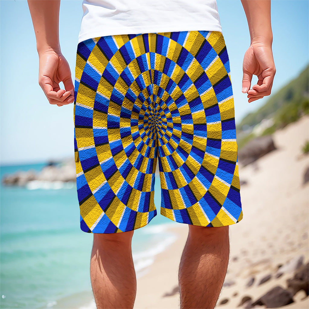 Dartboard Moving Optical Illusion Men's Cargo Shorts