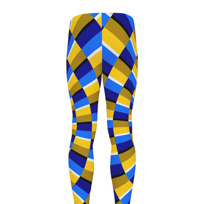 Dartboard Moving Optical Illusion Men's leggings