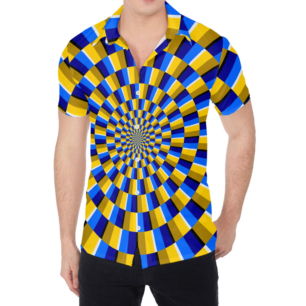 Dartboard Moving Optical Illusion Men's Shirt