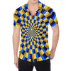 Dartboard Moving Optical Illusion Men's Shirt