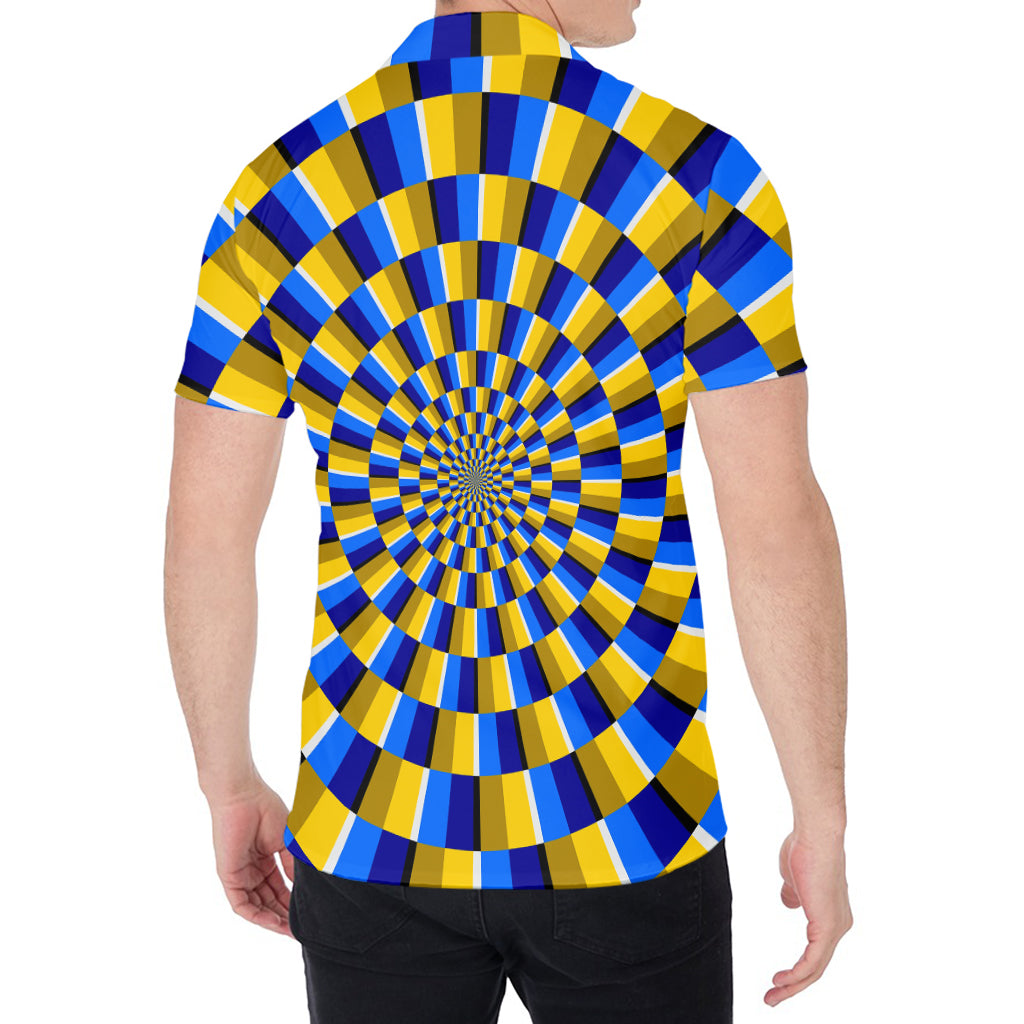 Dartboard Moving Optical Illusion Men's Shirt