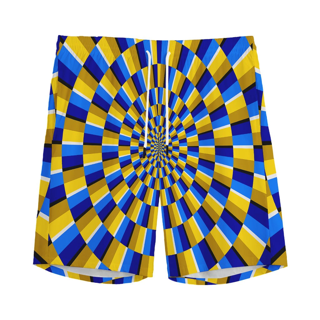Dartboard Moving Optical Illusion Men's Sports Shorts