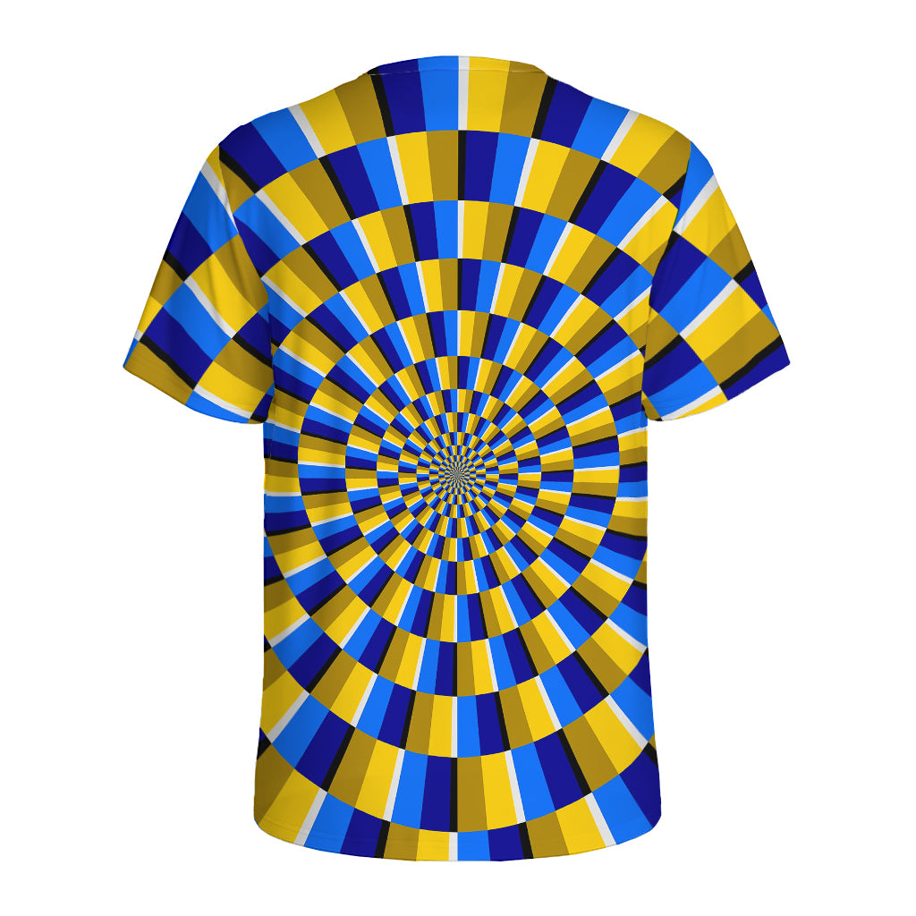 Dartboard Moving Optical Illusion Men's Sports T-Shirt