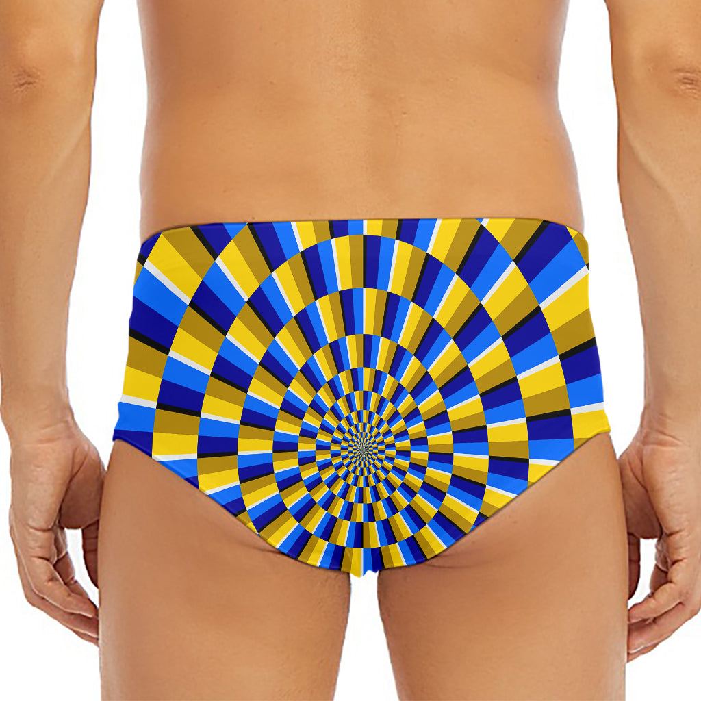 Dartboard Moving Optical Illusion Men's Triangle Swim Briefs