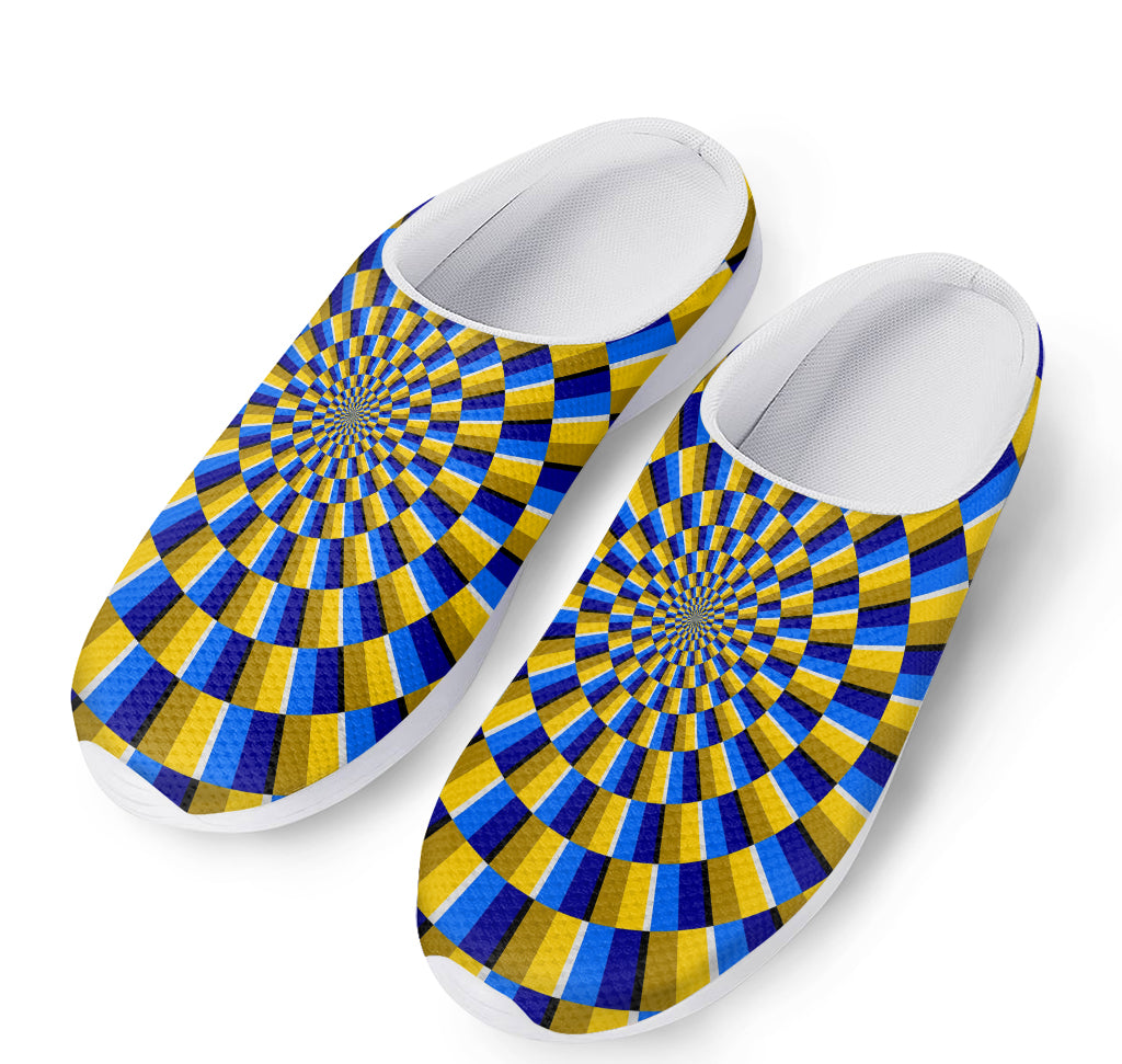 Dartboard Moving Optical Illusion Mesh Casual Shoes
