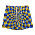 Dartboard Moving Optical Illusion Mesh Shorts