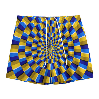Dartboard Moving Optical Illusion Mesh Shorts