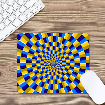 Dartboard Moving Optical Illusion Mouse Pad