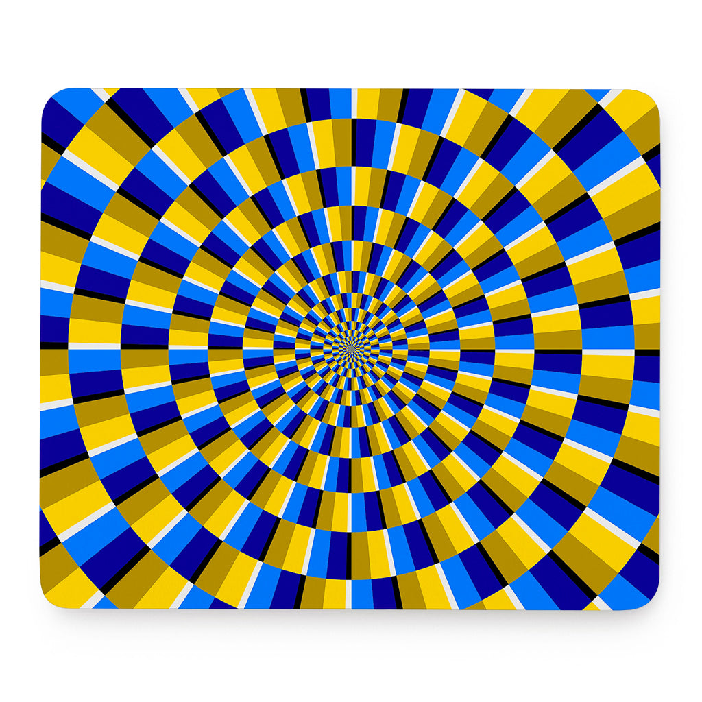 Dartboard Moving Optical Illusion Mouse Pad