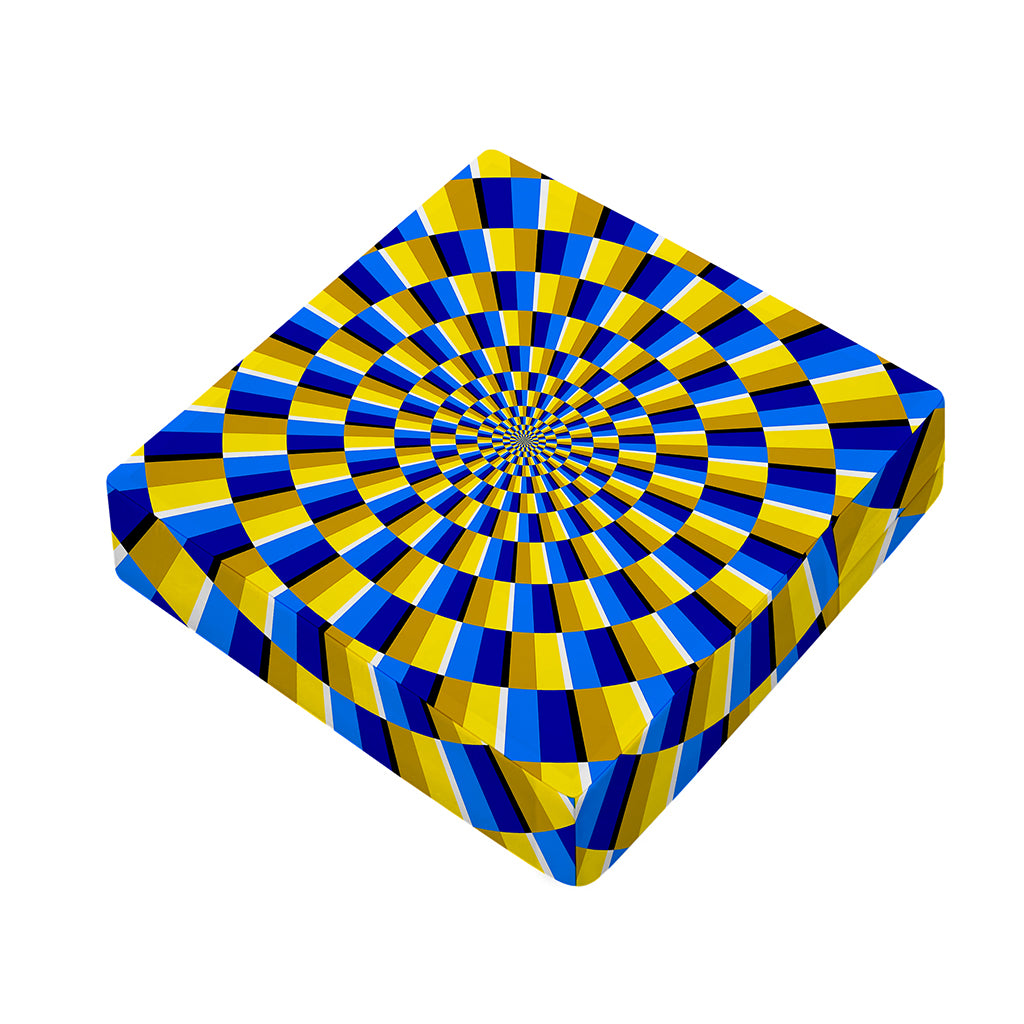 Dartboard Moving Optical Illusion Outdoor Seat Cushion Cover