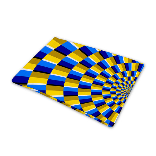 Dartboard Moving Optical Illusion Pet Cooling Mat Cover