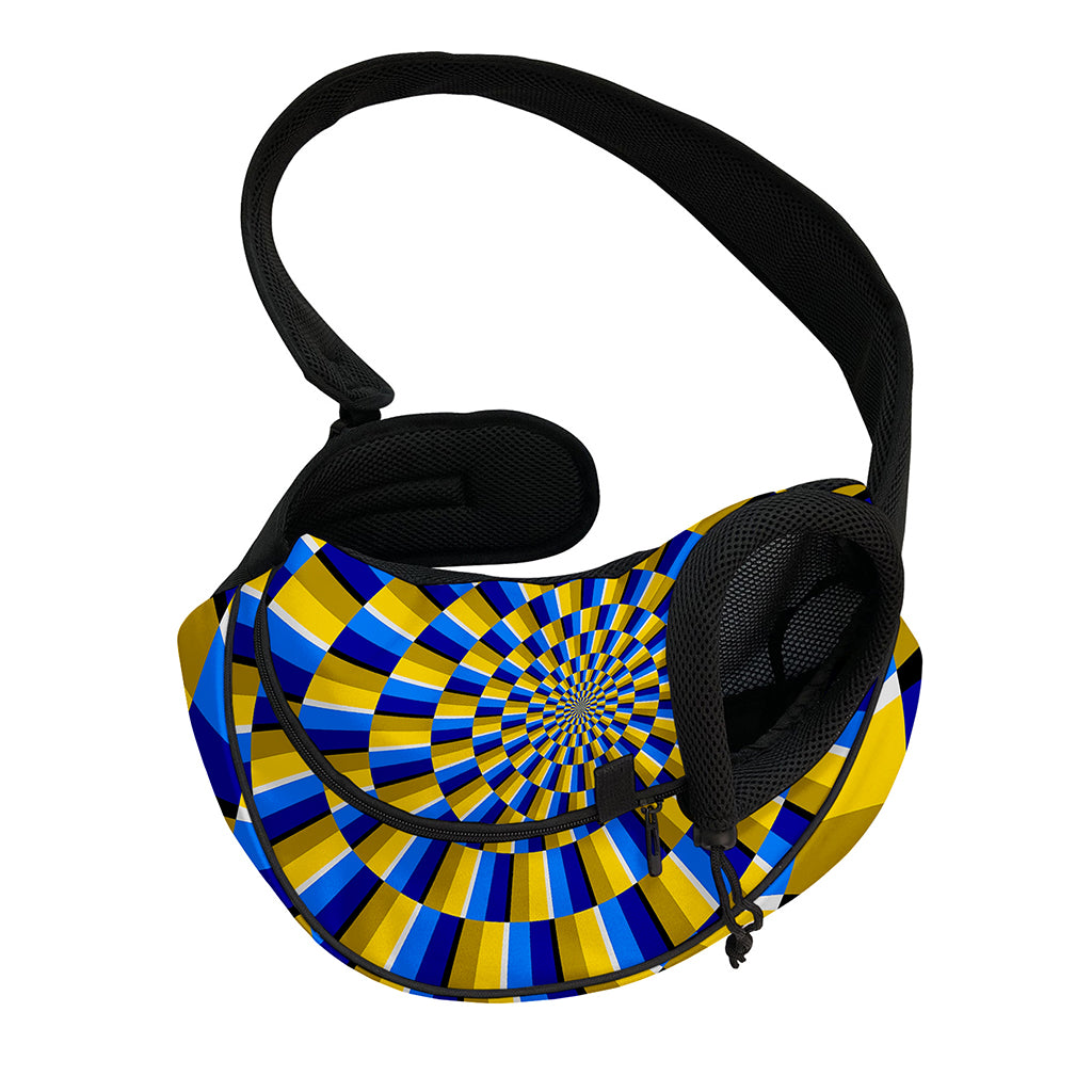 Dartboard Moving Optical Illusion Pet Sling Carrier