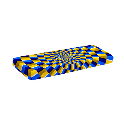 Dartboard Moving Optical Illusion Piano Keyboard Cover