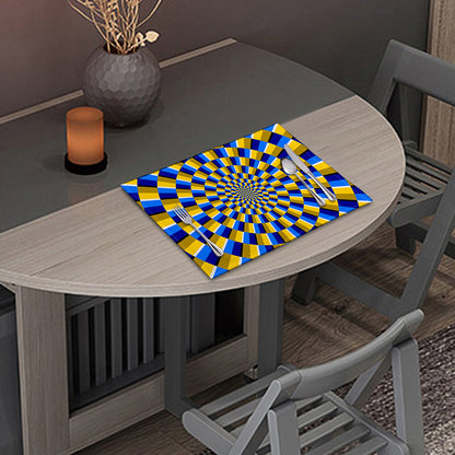 Dartboard Moving Optical Illusion Placemat