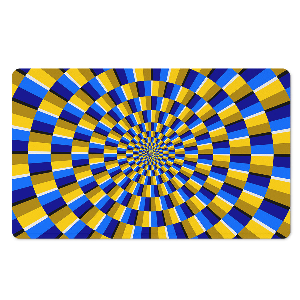 Dartboard Moving Optical Illusion Polyester Doormat
