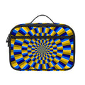 Dartboard Moving Optical Illusion Portable Lunch Bag