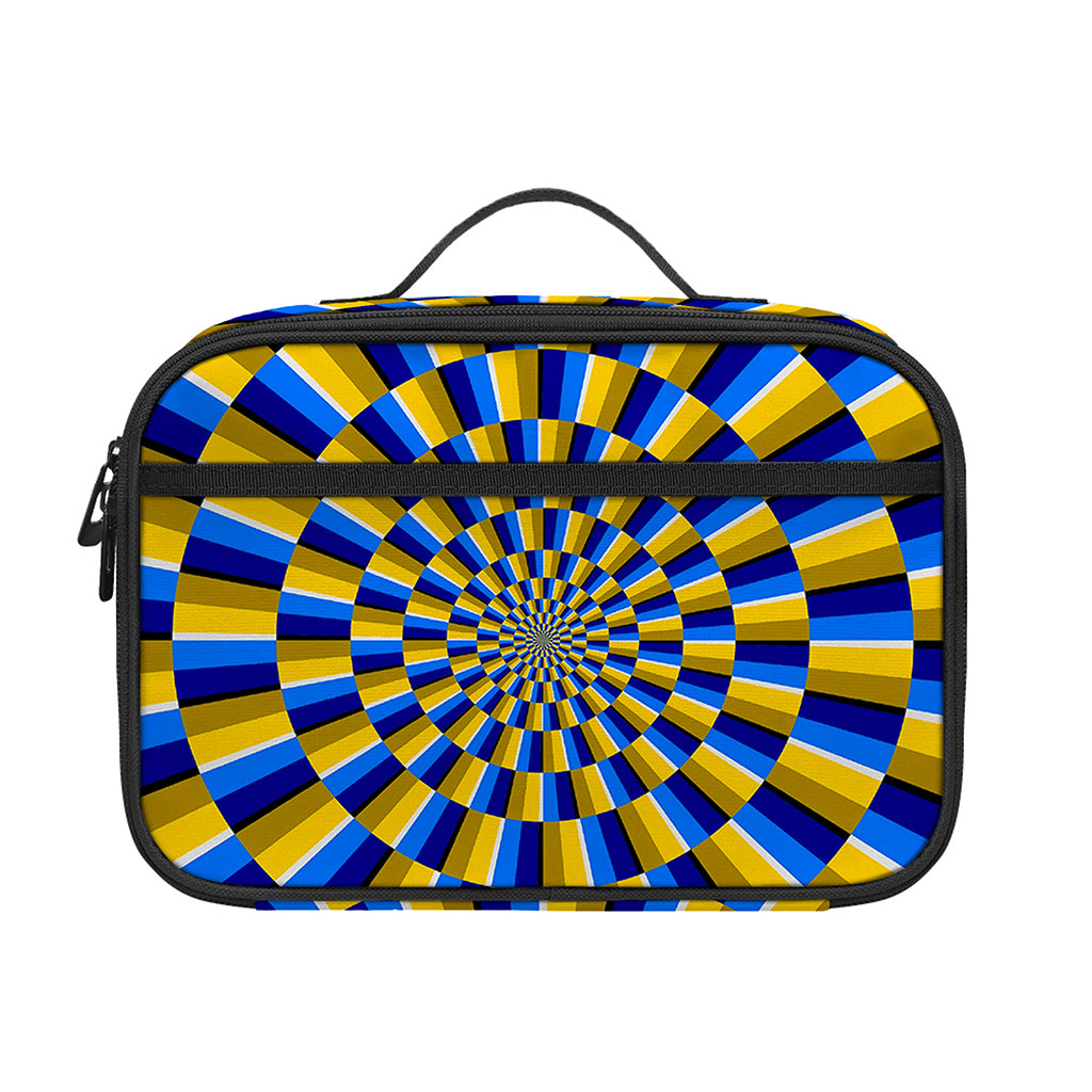 Dartboard Moving Optical Illusion Portable Lunch Bag