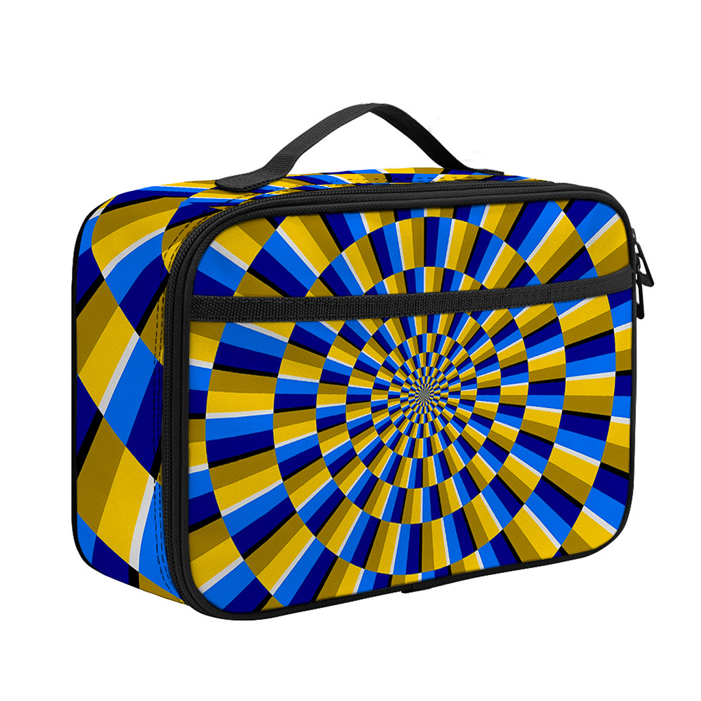 Dartboard Moving Optical Illusion Portable Lunch Bag