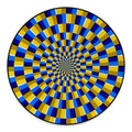Dartboard Moving Optical Illusion Round Floor Mat
