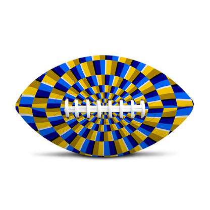 Dartboard Moving Optical Illusion Rugby Ball